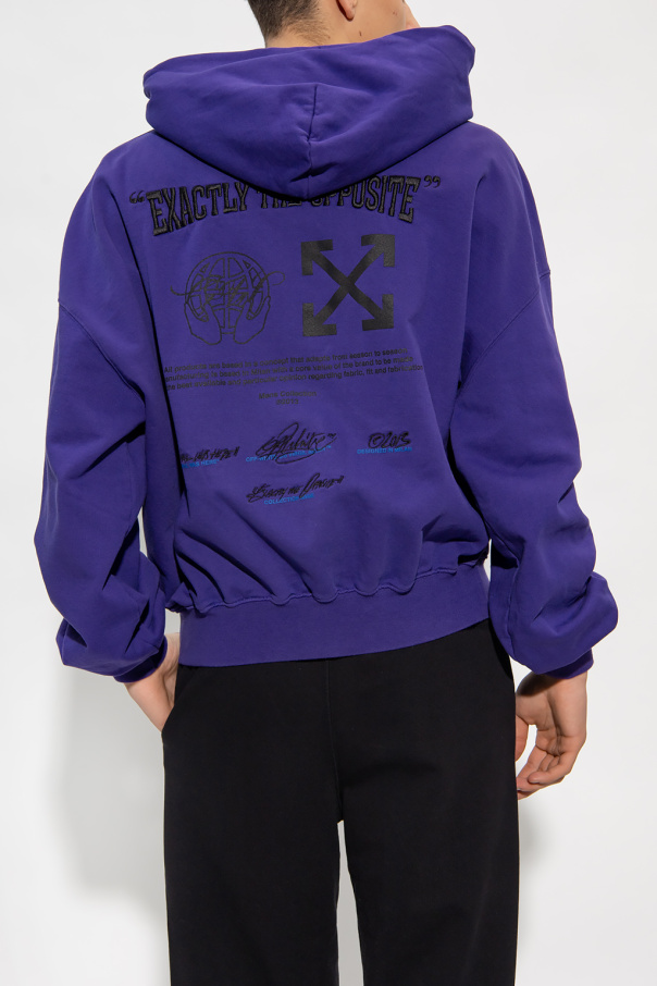 White - SchaferandweinerShops Colombia - Purple Hoodie with